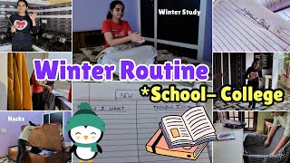 Winter Routine For SchoolCollege school college [upl. by Cornelle]