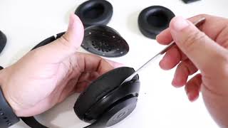 How To REPLACE Headphone Ear Pads [upl. by Nauhs]