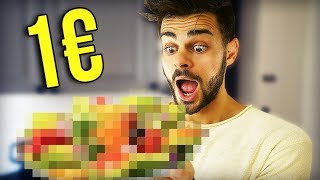 DÉFI  1 EURO POUR CUISINER entrée plat et dessert [upl. by Trofmoc287]