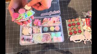 Pastel Christmas embellishment box project share [upl. by Philender]