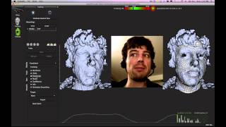 faceshift studio tutorial part 44 tracking  display [upl. by Camel]