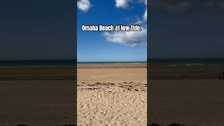 Omaha Beach at low tide ww2history ww2 dday80 [upl. by Adal]