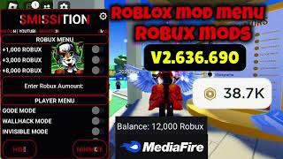 Roblox mod menu 2636626 Free robux and shopping  Fly Speed amp Unlimited Robux Free 2024 Antiban [upl. by Esir]