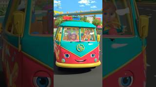 Wheels on the Bus trending viral popular cartoon bussong shorts youtubekids ytshorts [upl. by Odlaner133]