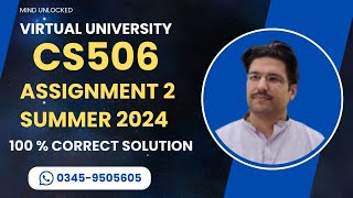 CS506 Assignment 2 Summer 2024  CS506 Assignment 100 Correct Solution [upl. by Ameline552]