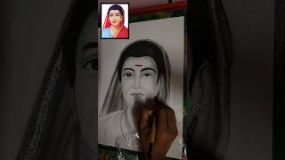 Drawing portrait Savitribai Phule gift drawing art penportrait sketchpendrawing drawing [upl. by Sayed]