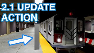 Roblox  Sunset Subway Freedrive  21 Update Action [upl. by Calypso]