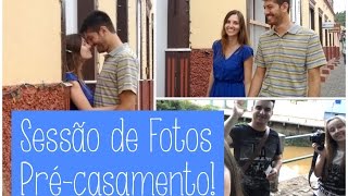 Vlog Vida de Noiva Sessão de Fotos Précasamento [upl. by Enelia]