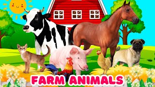 Animal Names and Sounds for Kids in English  Learn Animal Names [upl. by Calabresi598]