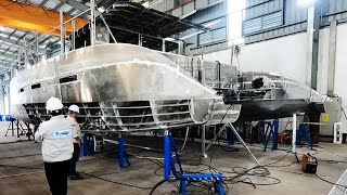 Ep 22 The ultimate performance cruising catamaran  lightweight with superior strength in aluminium [upl. by Adnole]