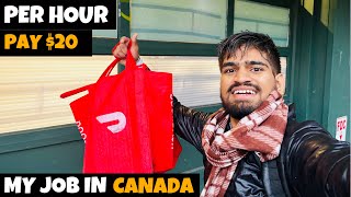 UBER EATS IN CANADA  PER HOUR EARNING 20 [upl. by Idou]