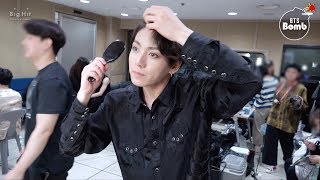 BANGTAN BOMB JKs self hair styling  BTS 방탄소년단 [upl. by Edwina]