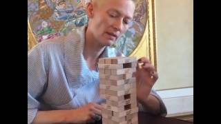 Benedict Cumberbatch amp Tilda Swinton  Jenga amp Interview [upl. by Yodlem]