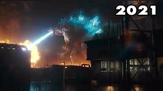 All Godzilla atomic breath and abilites scenes 20142024 fyp shorts monsterverse godzilla [upl. by Eyram]