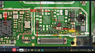 Infinix hot 10 charging  volum power key repair diagram [upl. by Eneja]