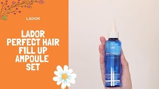 Lador Perfect Hair Fill Up Ampoule Set  YesStyle Korean Beauty [upl. by Oirelav]