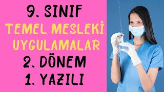 9 Sınıf Temel Mesleki Uygulamalar 2 Dönem 1 Yazılı Açık Uçlu Soruları [upl. by Yart624]