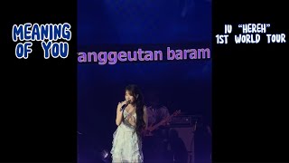 IU Meaning of You 4K“HEREH” 1st World Tour in Oakland 240730 [upl. by Llahsram]