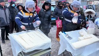 Selling tofu on the street on December 5 [upl. by Tuchman]