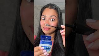 can vaseline curl lashes better than mascara 😱  beauty tips youtubeshort beauty beautytips [upl. by Dremann]