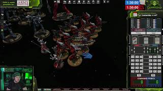 SIX WRAITHLORDSSSS vs Genestealer Cults  T5S2 S9 Pod 23 Round 1  Warhammer 40k Batrep [upl. by Yenreit981]