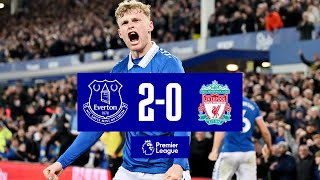 EVERTON 20 LIVERPOOL  PREMIER LEAGUE HIGHLIGHTS [upl. by Aicilehp]