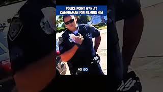 San Diego College Cop Points Gun at Photographer [upl. by Naor]