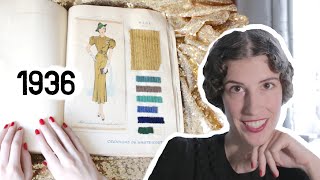 SPRINGSUMMER FASHION TRENDS REVIEW but its 1936 ft original fabric samples [upl. by Edwards]