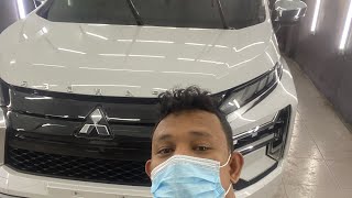 NANO CERAMIC COATING MOBIL MITSUBISHI XPANDER WARNA PUTIH MUTIARA PUNYA BOS ALYA LAUNDRY DAN LOSMEN [upl. by Triley]