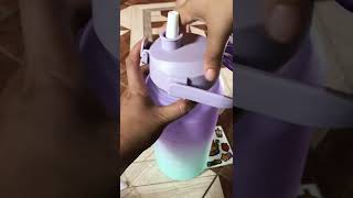 How to assemble the strawmotivationalwaterbottleshopee [upl. by Ayom]