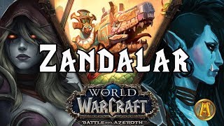 World of Warcraft Zandalar 2018  All Horde Cutscenes amp Lore WoW BFA 801 [upl. by Yticilef738]