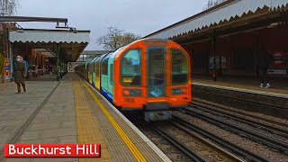 Buckhurst Hill  Central line  London Underground  1992 Tube Stock [upl. by Wong]