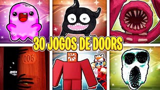 Descobri 30 Jogos De DOORS no Roblox😨 [upl. by Jacquenette]