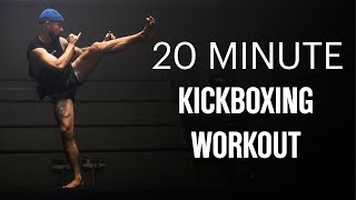 20 Min Kickboxing Workout  Cardio Kickboxing  No repeats [upl. by Umberto]