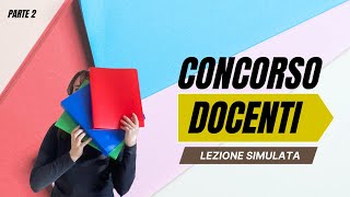 Parte 2 il contesto lezione simulata [upl. by Eirene]