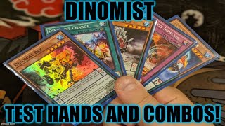 HOW TO PLAY A DINOMIST DECK TEST HANDS AND COMBOS AUGUST 2020 YUGIOH [upl. by Vedis613]