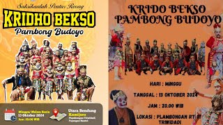 Live Reog Kridho bekso pambong budhoyombh Joyo seni budaya [upl. by Aimal239]