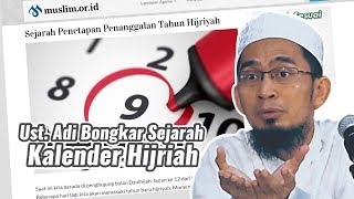 JARANG DIKETAHUI  Ust Adi Hidayat Bongkar Sejarah Kalender Hijriah [upl. by Nagey]