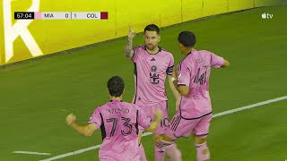 Lionel Messi Scores Golazo on Inter Miami Return Following Injury [upl. by Nylarad820]