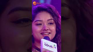 Aadhya Srinu kosam paadina paata💗🎶 SAREGAMAPA Telugu shorts  Sun 830PM  Zee Telugu [upl. by Addison376]