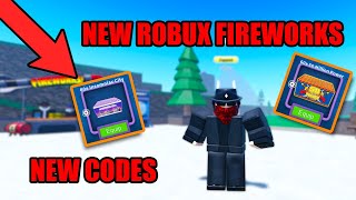 NEW ROBUX FIREWORKS  CODES Firework Playground [upl. by Aztinad]