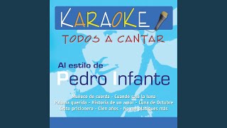 Paloma Querida Karaoke Version Originally Performed By Pedro Infante [upl. by Percival865]