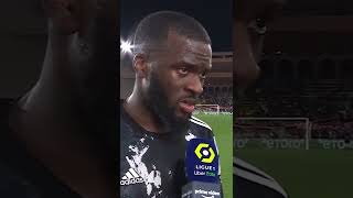 Monaco v Lyon réactions  Tanguy Ndombele [upl. by Leik]