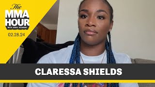 Claressa Shields Claims She Destroyed Cris Cyborg In Sparring  The MMA Hour [upl. by Elliven]