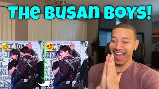 THE BUSAN BOYS Jimin amp Jungkook REACTION [upl. by Rachelle]