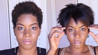 How to Straighten Kinky Hair With Avedas Naturall [upl. by Wright433]