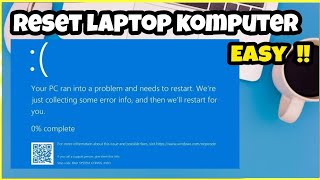 Cara Reset Laptop Komputer Error Bad System Config [upl. by Adorl679]