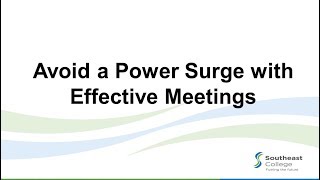 Avoid a Power Surge with Effective Meetings E11 – Convention 2018 [upl. by Eittak844]