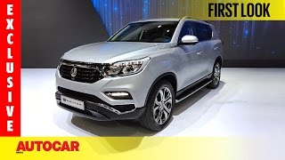 New SsangYong G4 Rexton  Exclusive First Look  Autocar India [upl. by Eyahc445]