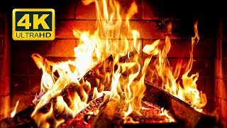 🔥 Cozy Fireplace 4K 12 HOURS Fireplace with Crackling Fire Sounds Fireplace Burning 4K [upl. by Elehcar720]